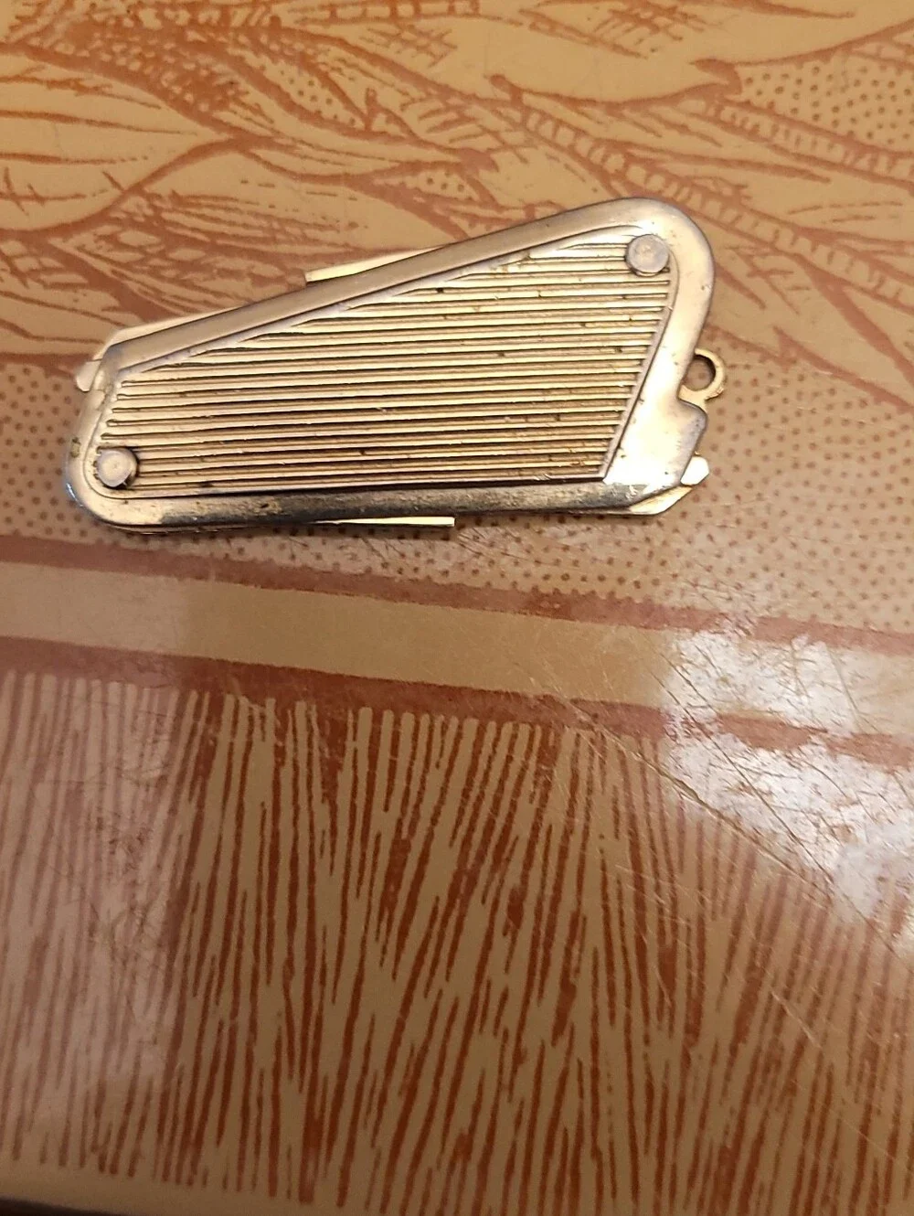 Vintage Collectible Pontiac Strato-Streak 1950's Keyblank/Key Chain